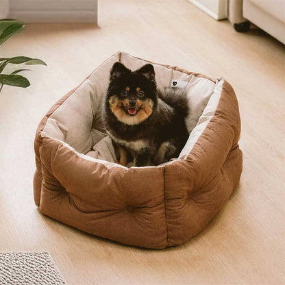 Travel Protection Booster Waterproof Elevated & Thickened Dog Car Seat Bed