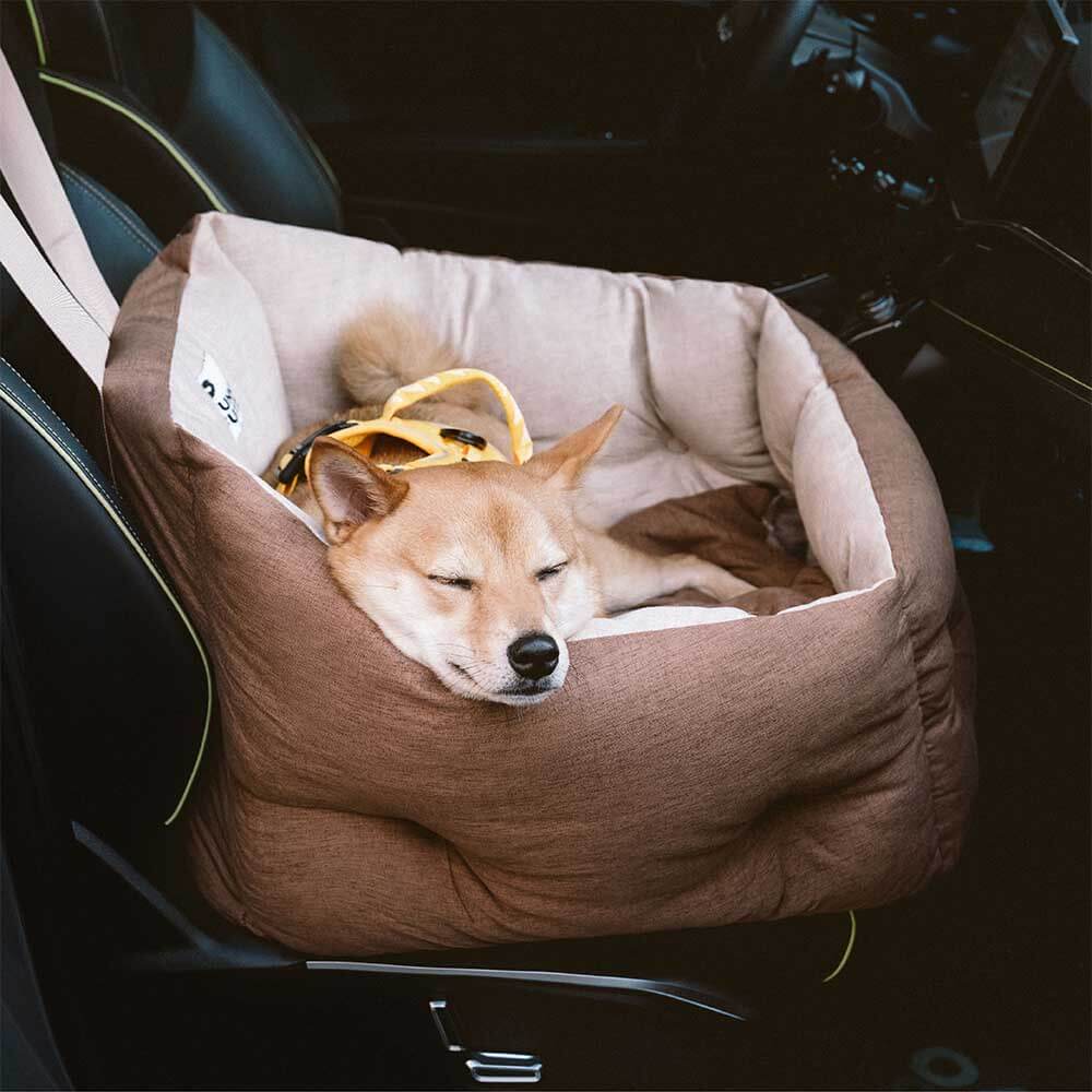 Travel Protection Booster Waterproof Elevated & Thickened Dog Car Seat Bed